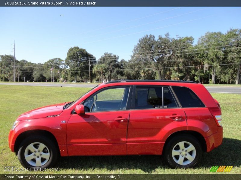 Vivid Red / Black 2008 Suzuki Grand Vitara XSport