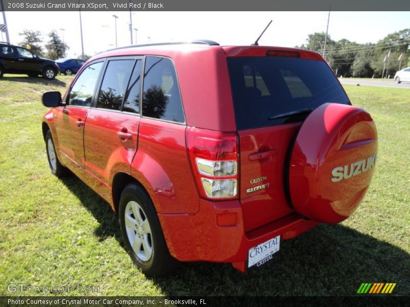 Vivid Red / Black 2008 Suzuki Grand Vitara XSport