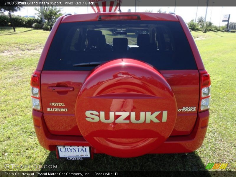 Vivid Red / Black 2008 Suzuki Grand Vitara XSport