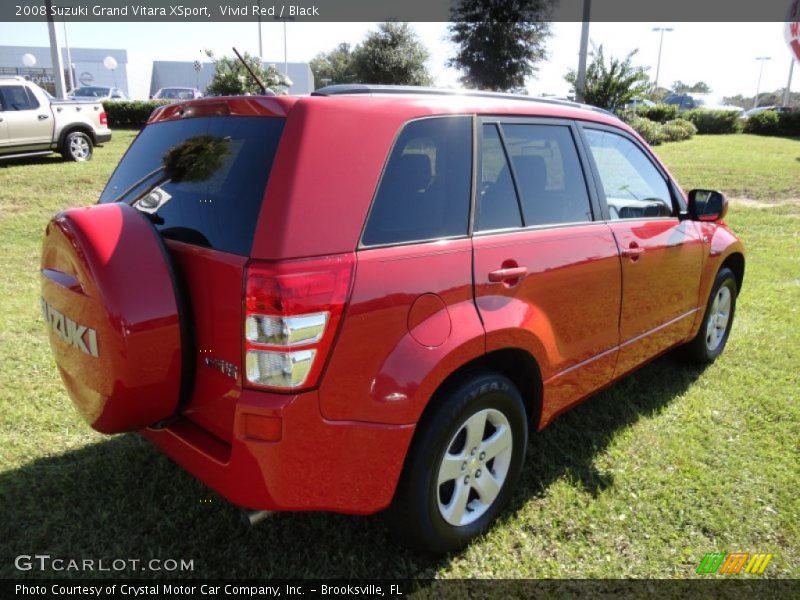 Vivid Red / Black 2008 Suzuki Grand Vitara XSport