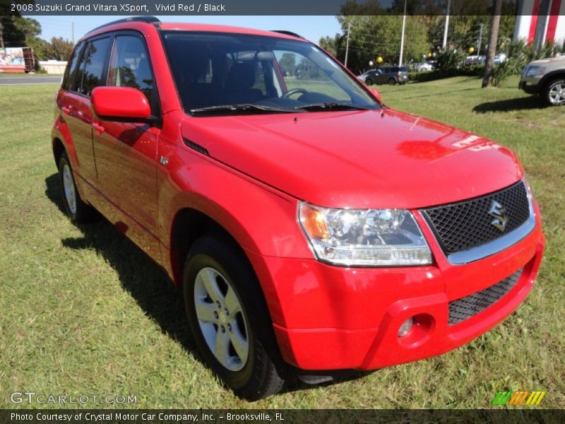 Vivid Red / Black 2008 Suzuki Grand Vitara XSport