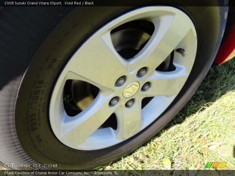 Vivid Red / Black 2008 Suzuki Grand Vitara XSport