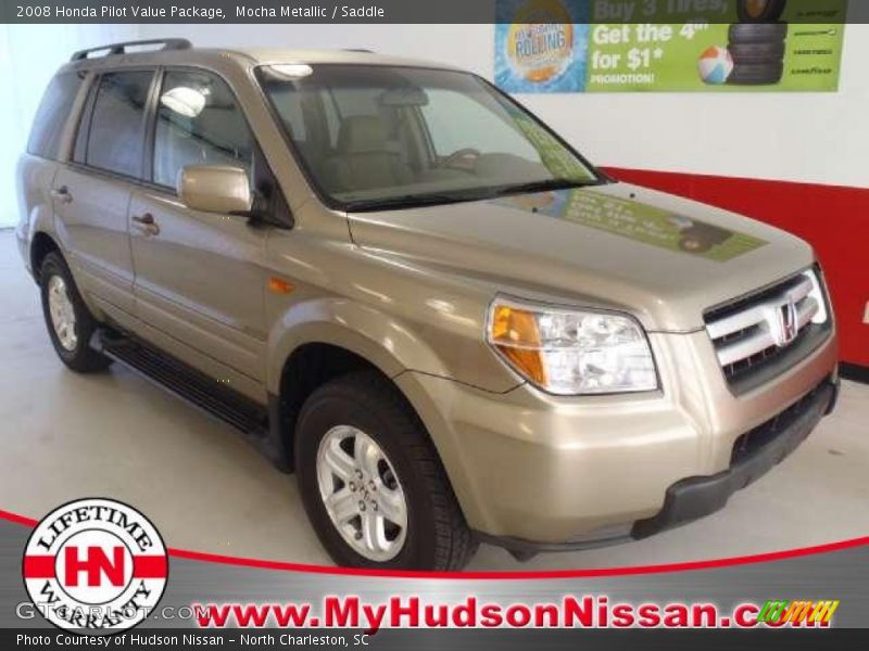 Mocha Metallic / Saddle 2008 Honda Pilot Value Package