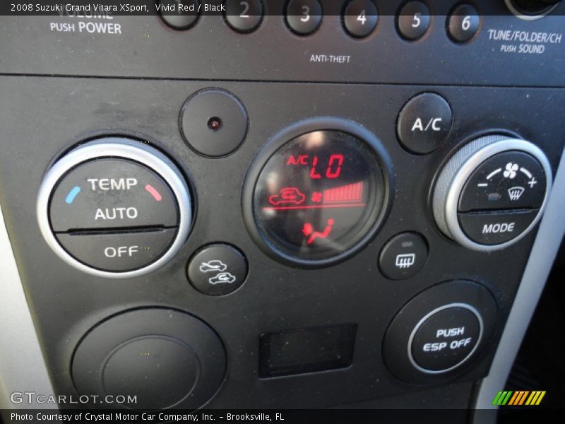 Vivid Red / Black 2008 Suzuki Grand Vitara XSport