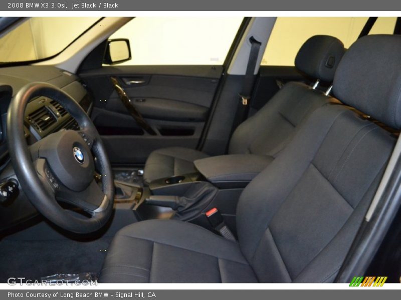 Jet Black / Black 2008 BMW X3 3.0si
