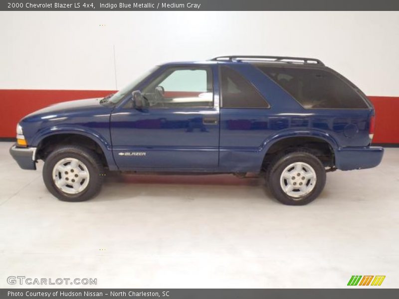Indigo Blue Metallic / Medium Gray 2000 Chevrolet Blazer LS 4x4