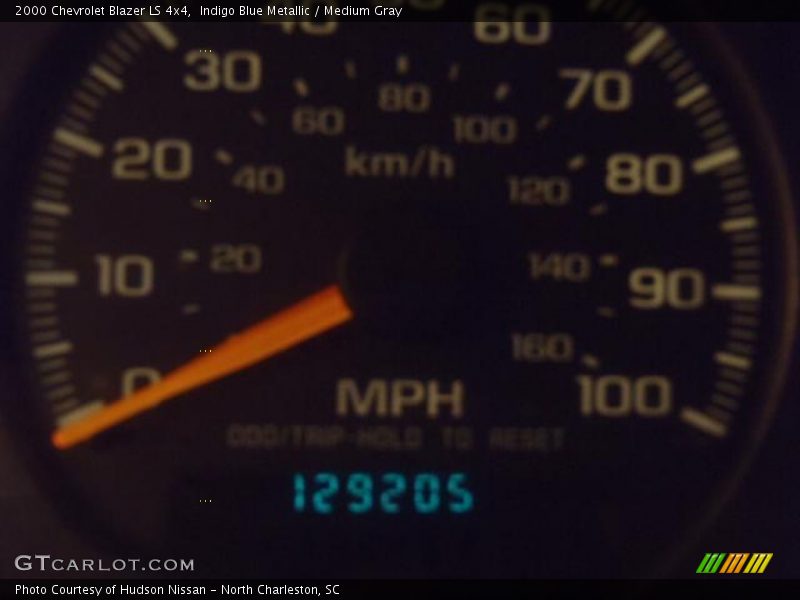 Indigo Blue Metallic / Medium Gray 2000 Chevrolet Blazer LS 4x4