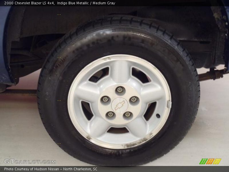 Indigo Blue Metallic / Medium Gray 2000 Chevrolet Blazer LS 4x4