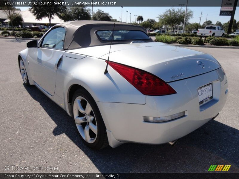 Silver Alloy Metallic / Frost 2007 Nissan 350Z Touring Roadster