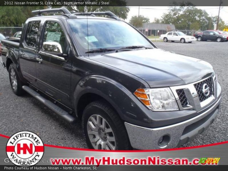 Night Armor Metallic / Steel 2012 Nissan Frontier SL Crew Cab