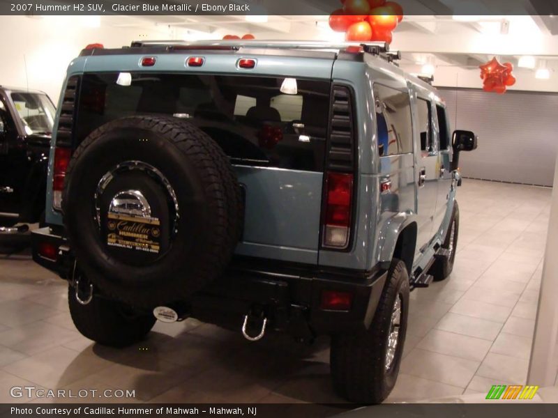Glacier Blue Metallic / Ebony Black 2007 Hummer H2 SUV
