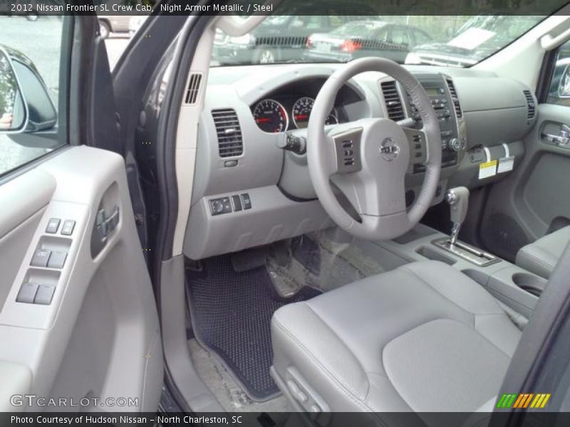  2012 Frontier SL Crew Cab Steel Interior