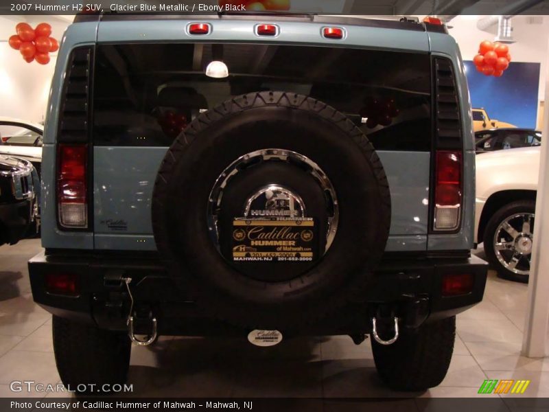 Glacier Blue Metallic / Ebony Black 2007 Hummer H2 SUV