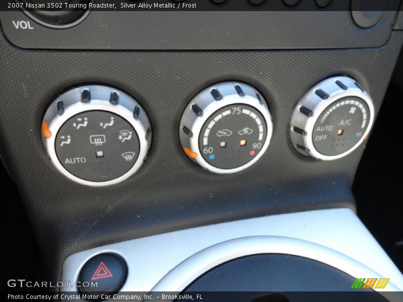 Silver Alloy Metallic / Frost 2007 Nissan 350Z Touring Roadster