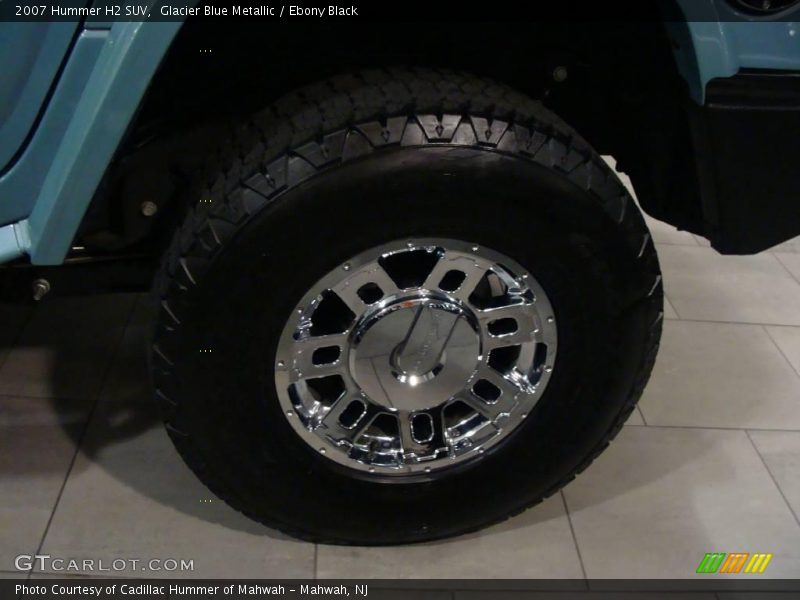 Glacier Blue Metallic / Ebony Black 2007 Hummer H2 SUV