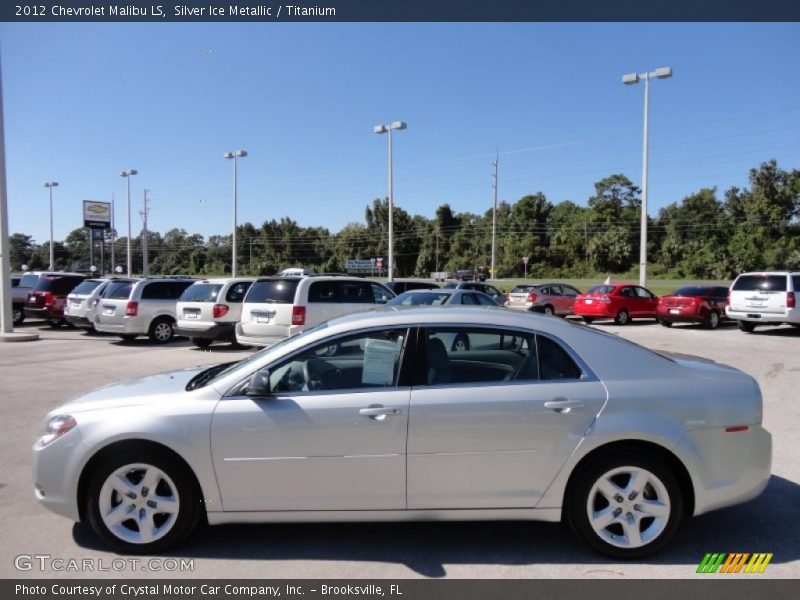Silver Ice Metallic / Titanium 2012 Chevrolet Malibu LS