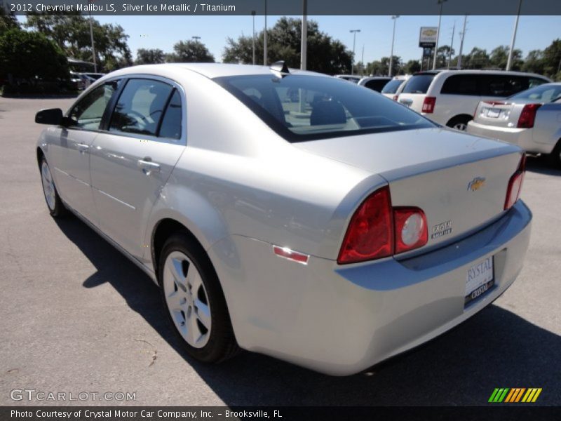 Silver Ice Metallic / Titanium 2012 Chevrolet Malibu LS