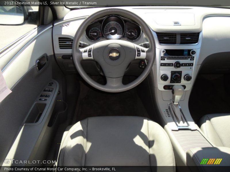Silver Ice Metallic / Titanium 2012 Chevrolet Malibu LS