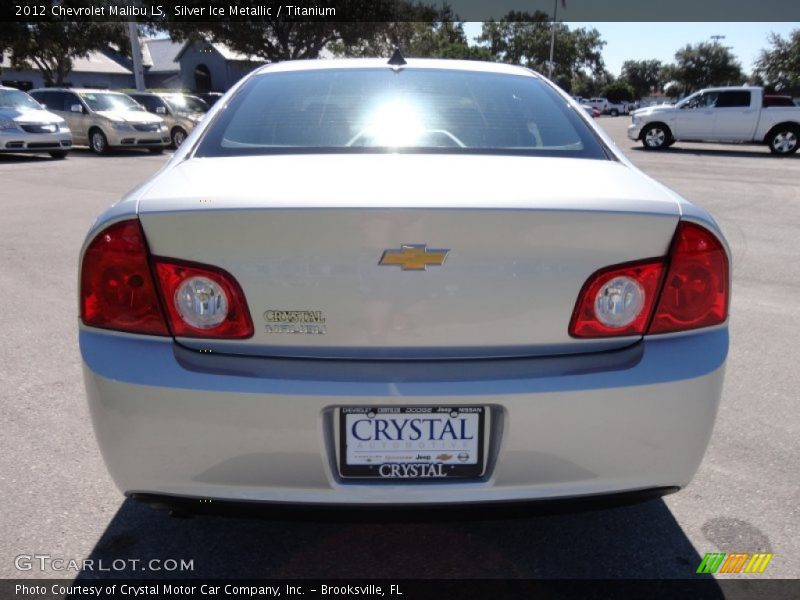 Silver Ice Metallic / Titanium 2012 Chevrolet Malibu LS