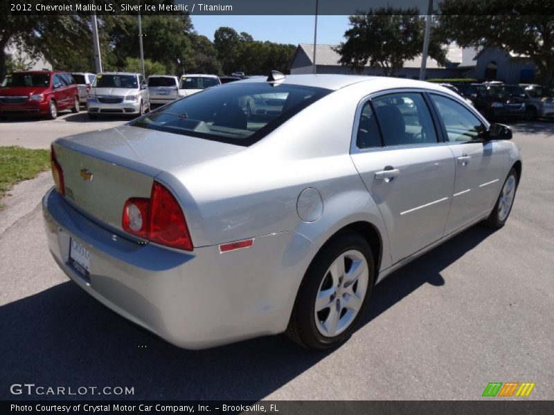 Silver Ice Metallic / Titanium 2012 Chevrolet Malibu LS