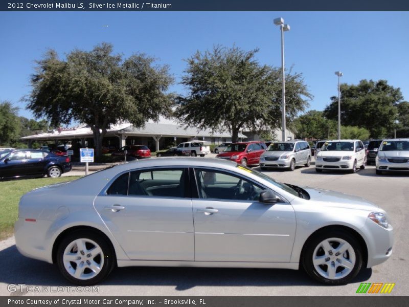 Silver Ice Metallic / Titanium 2012 Chevrolet Malibu LS