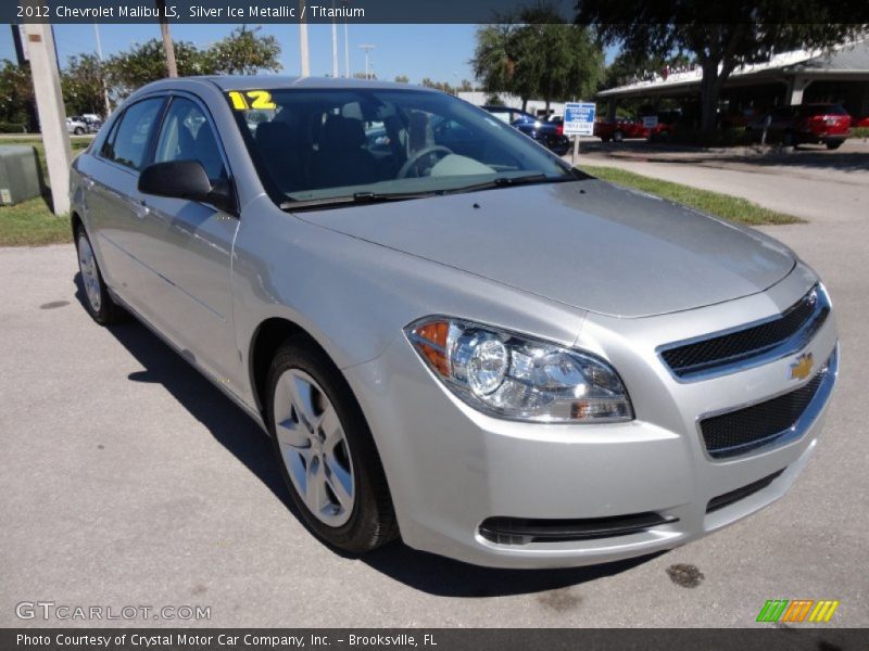 Silver Ice Metallic / Titanium 2012 Chevrolet Malibu LS