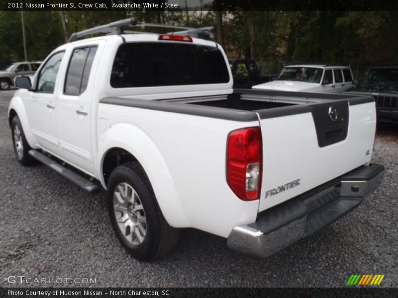 Avalanche White / Steel 2012 Nissan Frontier SL Crew Cab