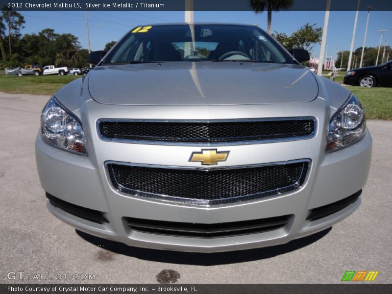 Silver Ice Metallic / Titanium 2012 Chevrolet Malibu LS