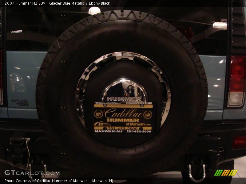 Glacier Blue Metallic / Ebony Black 2007 Hummer H2 SUV