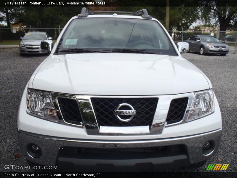Avalanche White / Steel 2012 Nissan Frontier SL Crew Cab
