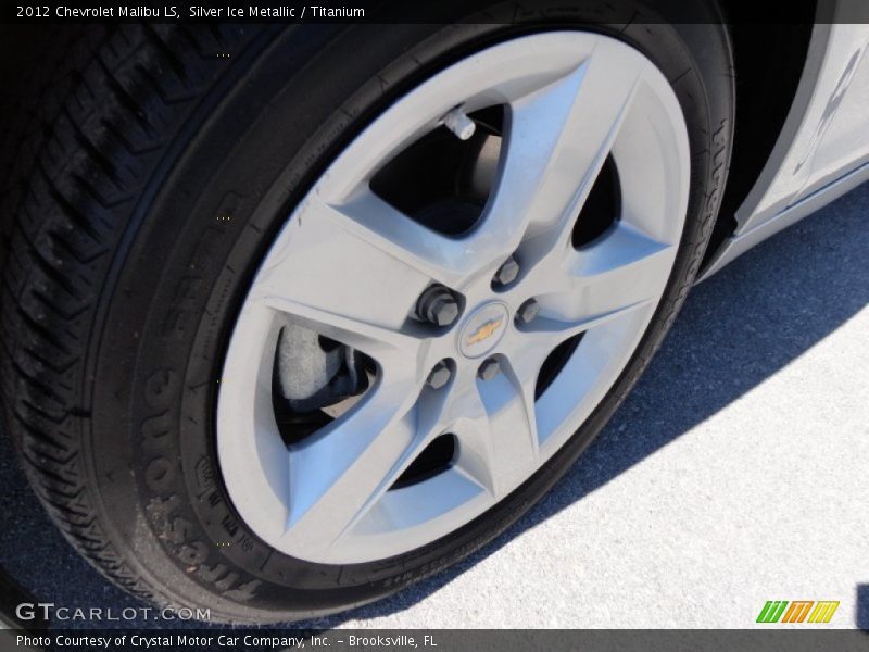 Silver Ice Metallic / Titanium 2012 Chevrolet Malibu LS