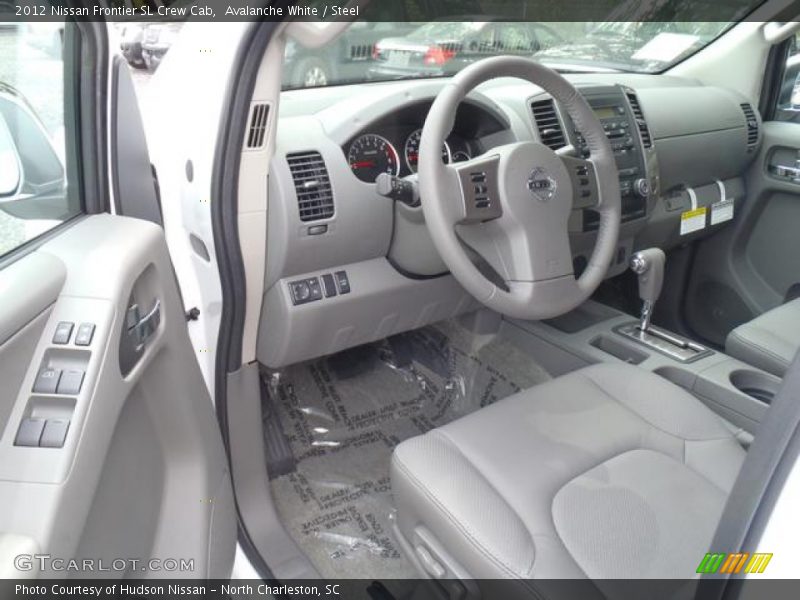  2012 Frontier SL Crew Cab Steel Interior