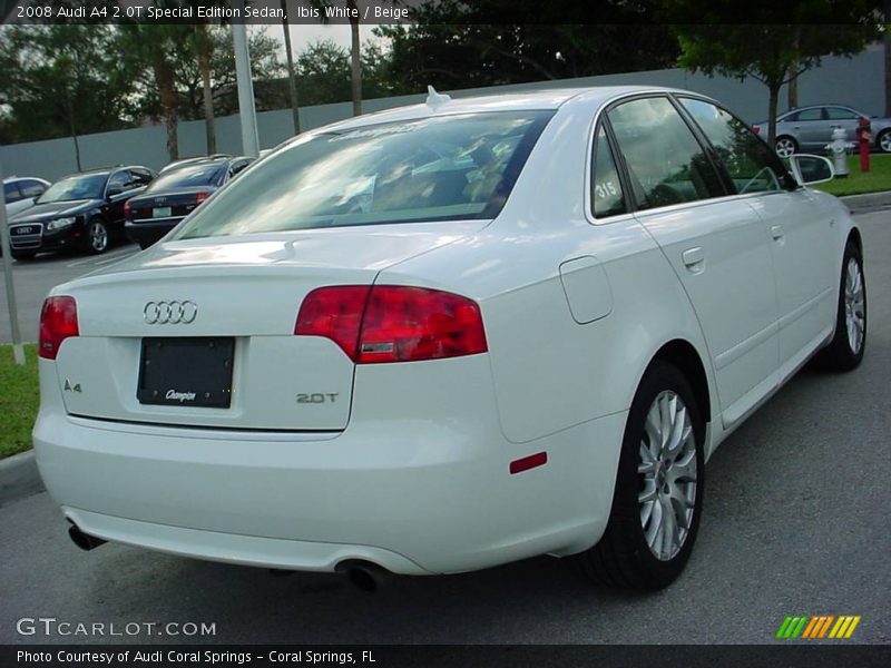 Ibis White / Beige 2008 Audi A4 2.0T Special Edition Sedan