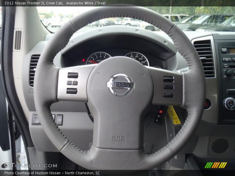 Avalanche White / Steel 2012 Nissan Frontier SL Crew Cab