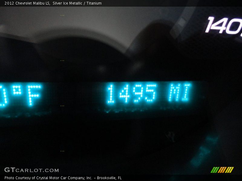 Silver Ice Metallic / Titanium 2012 Chevrolet Malibu LS