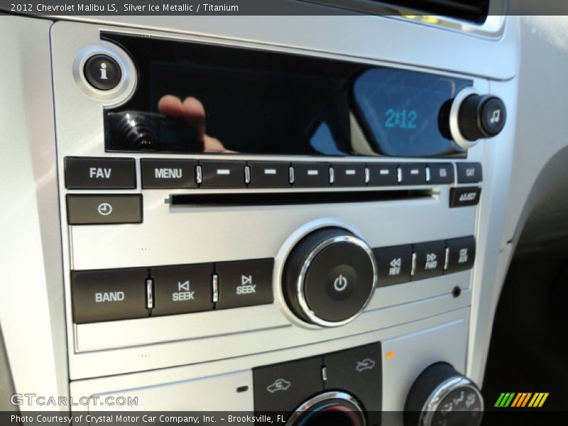 Silver Ice Metallic / Titanium 2012 Chevrolet Malibu LS