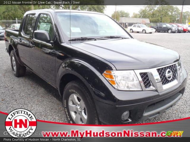 Super Black / Steel 2012 Nissan Frontier SV Crew Cab
