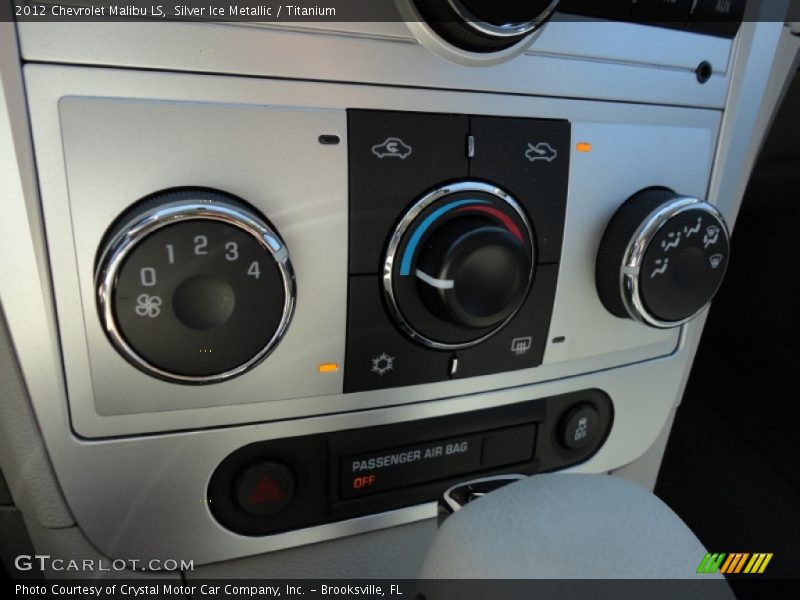 Silver Ice Metallic / Titanium 2012 Chevrolet Malibu LS