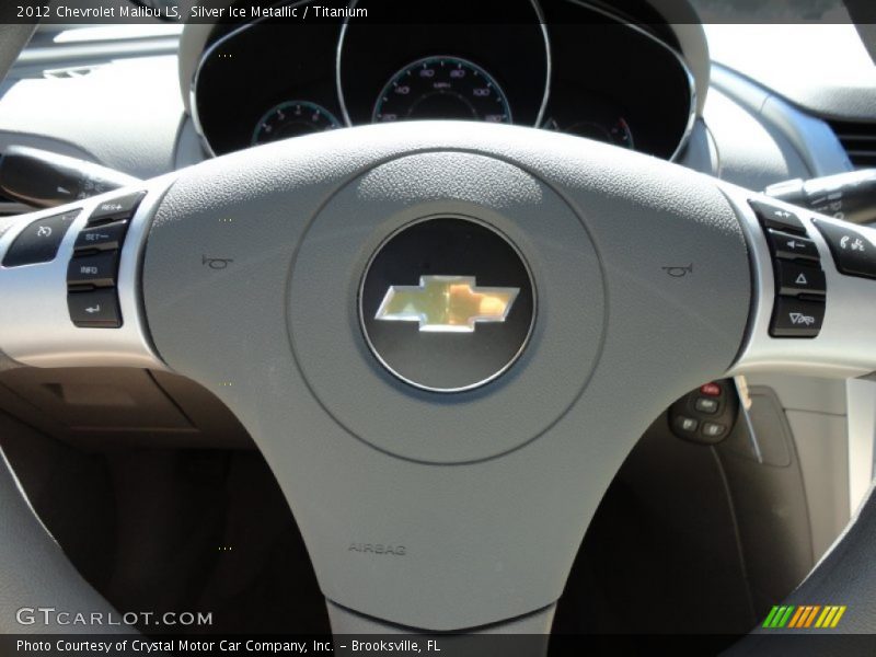 Silver Ice Metallic / Titanium 2012 Chevrolet Malibu LS