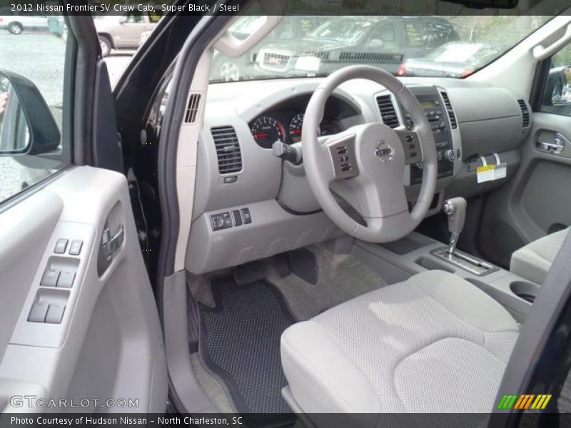 Super Black / Steel 2012 Nissan Frontier SV Crew Cab
