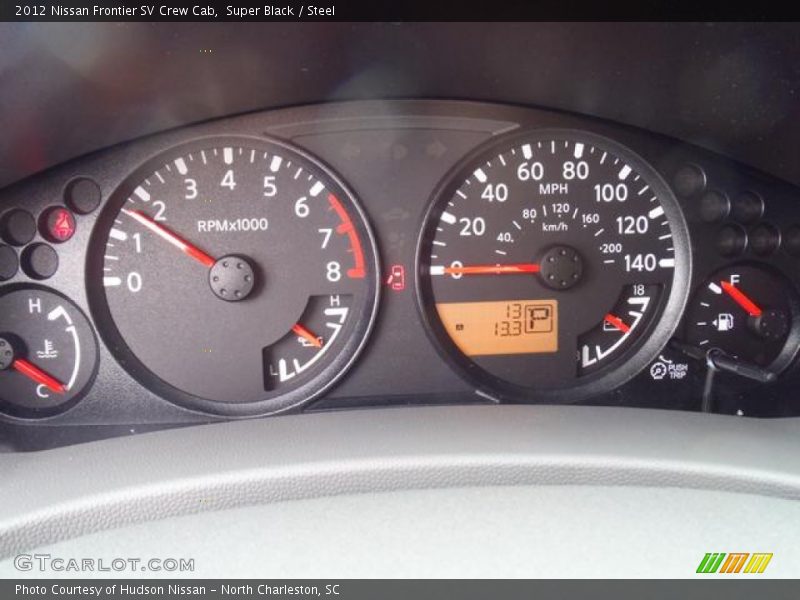 Super Black / Steel 2012 Nissan Frontier SV Crew Cab