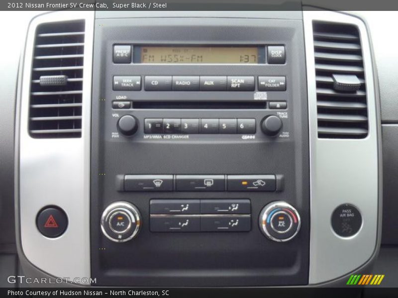Super Black / Steel 2012 Nissan Frontier SV Crew Cab