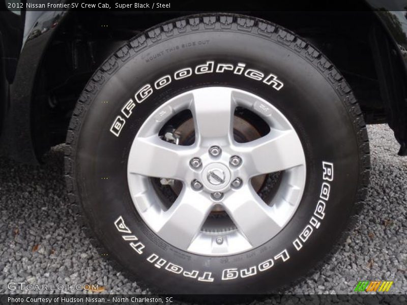 Super Black / Steel 2012 Nissan Frontier SV Crew Cab