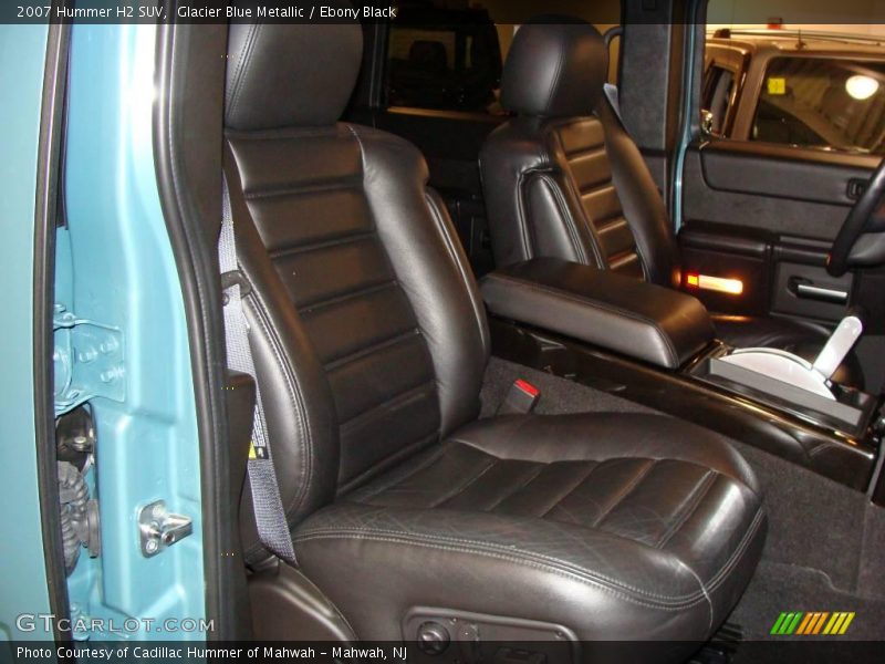 Glacier Blue Metallic / Ebony Black 2007 Hummer H2 SUV