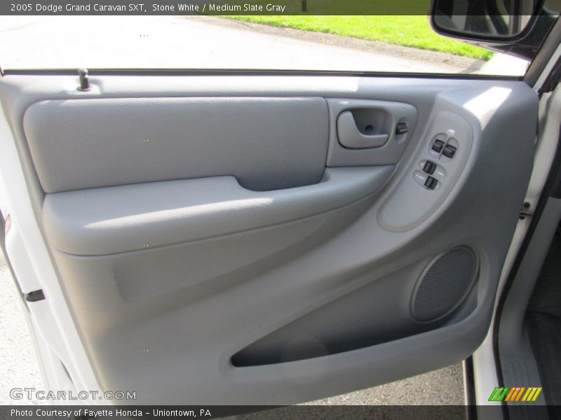 Stone White / Medium Slate Gray 2005 Dodge Grand Caravan SXT