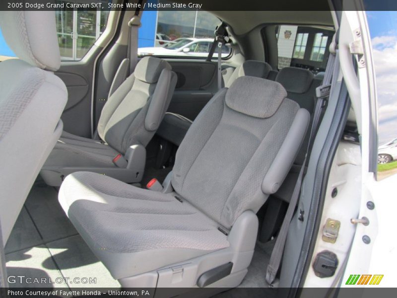 Stone White / Medium Slate Gray 2005 Dodge Grand Caravan SXT