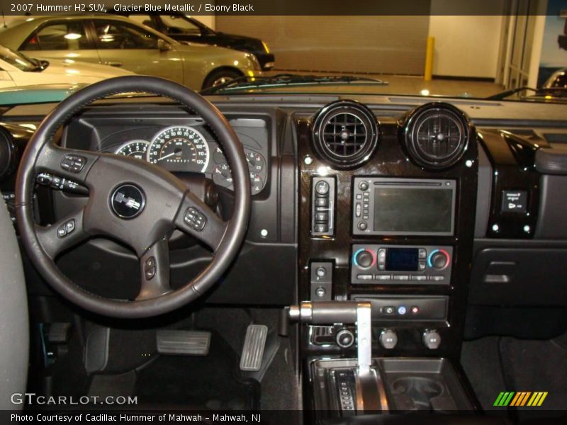 Glacier Blue Metallic / Ebony Black 2007 Hummer H2 SUV