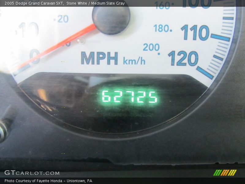 Stone White / Medium Slate Gray 2005 Dodge Grand Caravan SXT