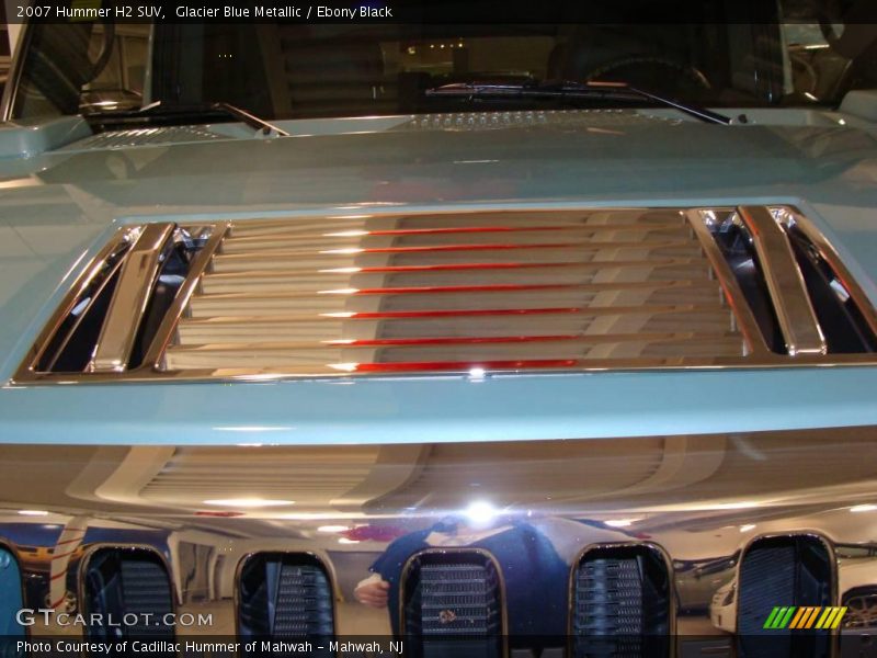 Glacier Blue Metallic / Ebony Black 2007 Hummer H2 SUV