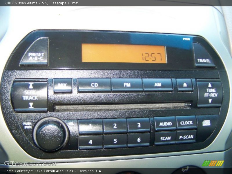 Audio System of 2003 Altima 2.5 S